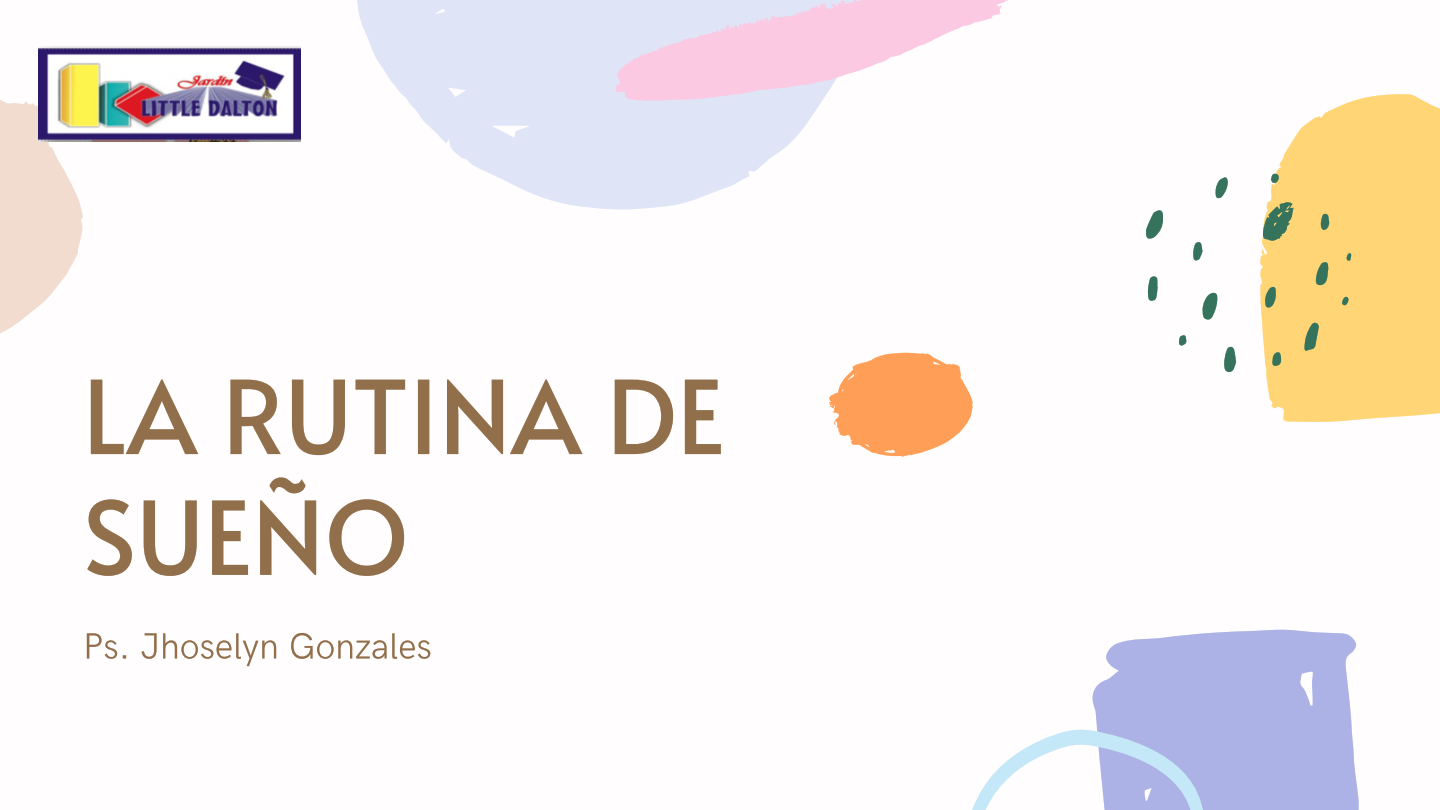 LA RUTINA DE SUEÑO